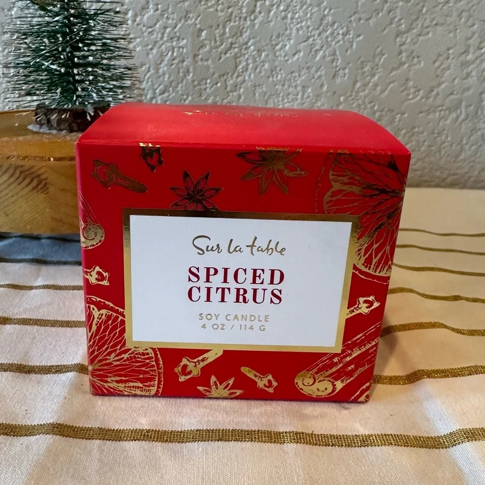 Sur La Table Spiced Citrus Soy Candle
